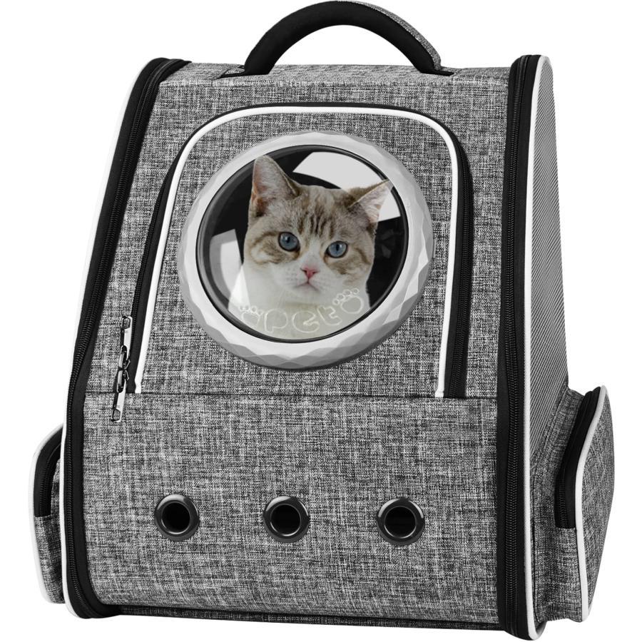 猫 犬 ペット キャリー バッグ リュック【背面窓の設計~カーテン付き】猫 小型犬~小動物用 宇宙船 きゃりーバッグ リュック ペットハウス 旅行/通院/お出かけ｜BEAUTY ROOM MAGO