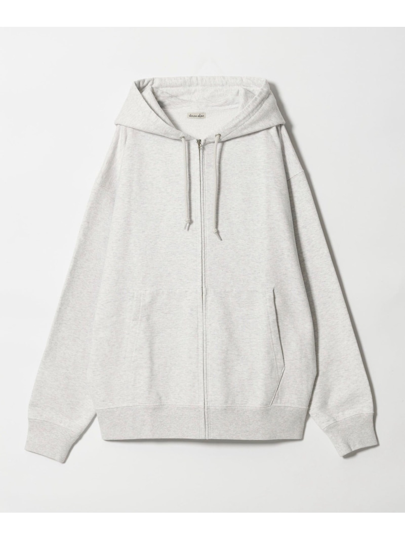 【SALE／35%OFF】＜Steven Alan＞ ウラケ ジップ フーデイー Steven Alan ビューティー＆ユース ユナイテッドアローズ トップス パーカー・フーディー グレー【RBA_E】【送料無料】[ Fashion]