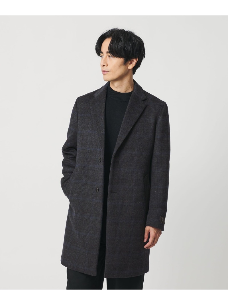【楽天市場】120 メルトン チェック チェスターコート BEAUTY&YOUTH UNITED ARROWS ビューティー&ユース ...