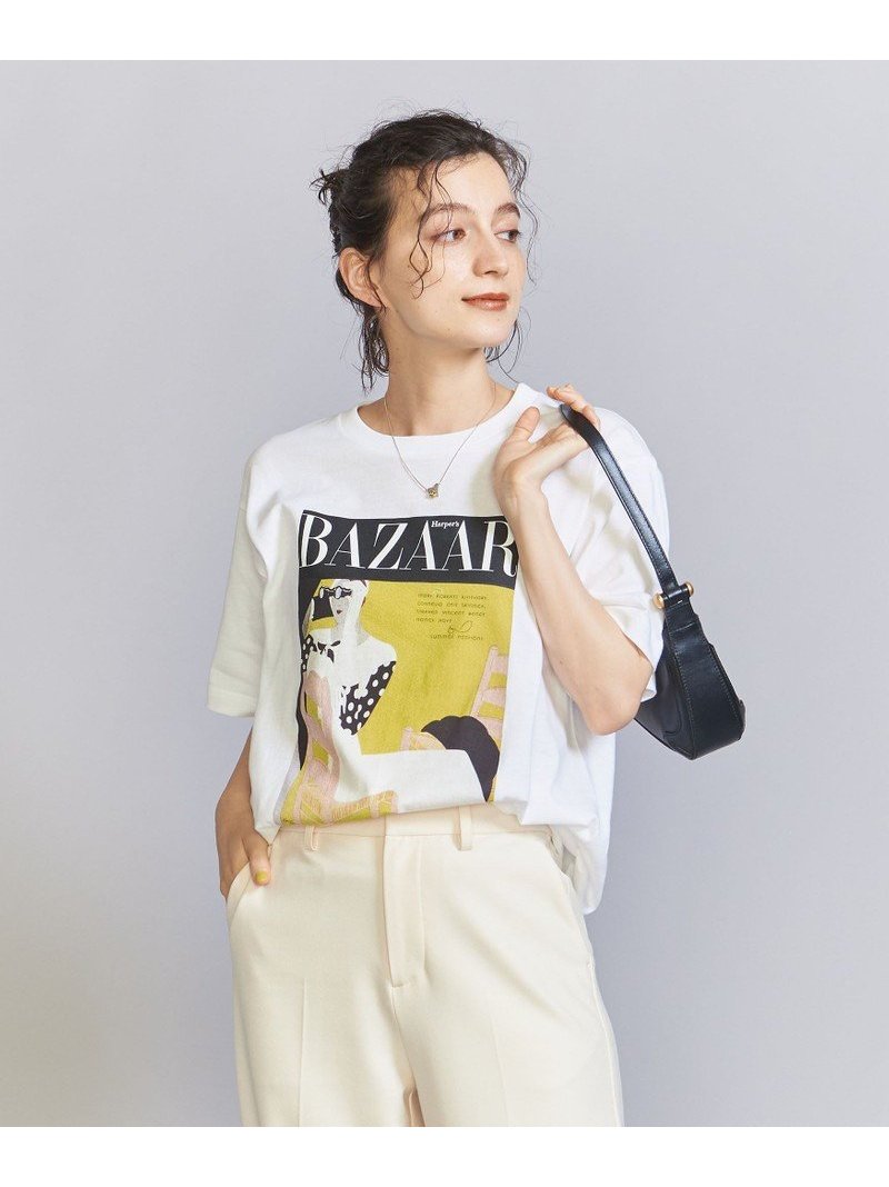 別注】＜Harper's BAZAAR＞グラフィックプリント Tシャツ BEAUTY&YOUTH