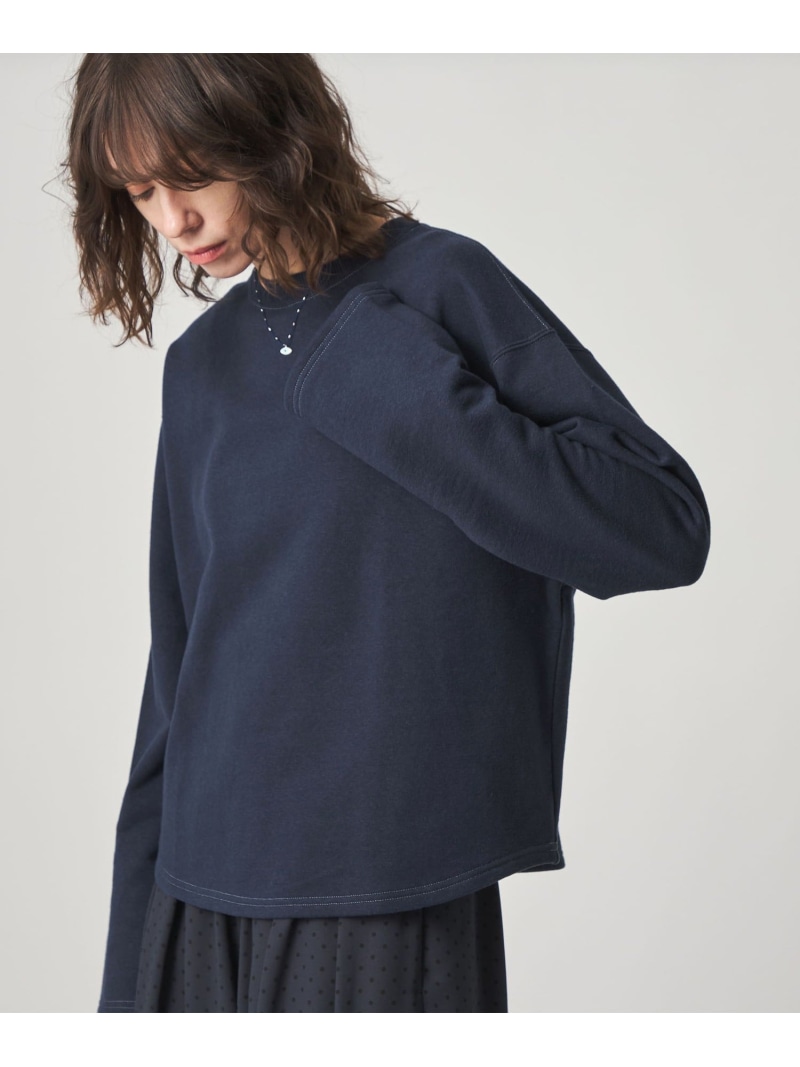 ＜Steven Alan＞コットン スウェット プルオーバー Steven Alan ビューティー＆ユース　ユナイテッドアローズ トップス カットソー・Tシャツ ブラウン ホワイト ネイビー【送料無料】[ Fashion]