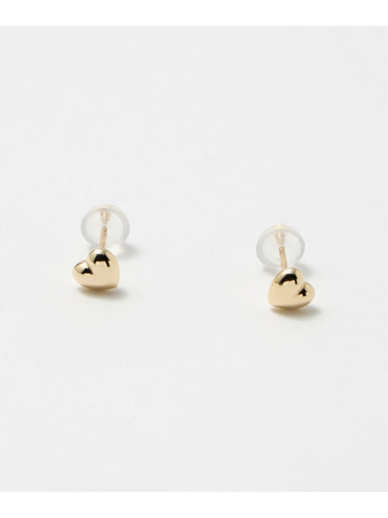 K10 プク ハート ピアス BEAUTY&YOUTH UNITED ARROWS ビューティー＆ユース　ユナイテッドアローズ アクセサリー・腕時計 ピアス ゴールド【送料無料】[ Fashion]
