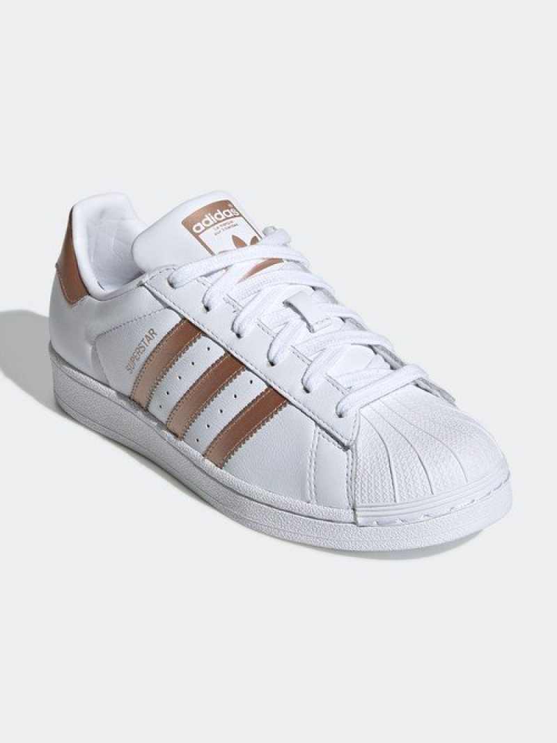 adidas superstar metallic beige