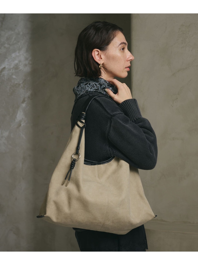 チャーム ショルダーバッグ BEAUTY&YOUTH UNITED ARROWS ビューティー＆ユース　ユナイテッドアローズ バッグ ショルダーバッグ ベージュ ブラック【送料無料】[ Fashion]