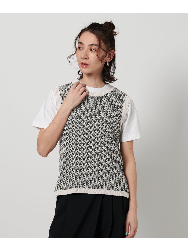 楽天市場】フリンジ ノースリーブニット -ウォッシャブル- ＜A