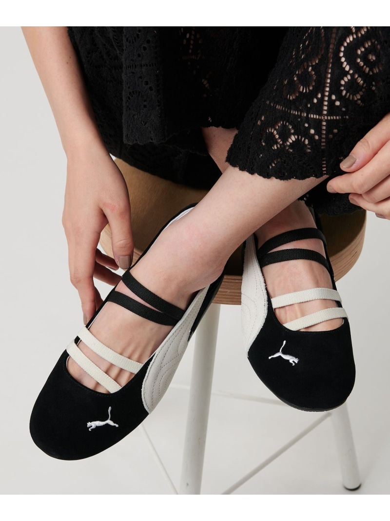 ＜PUMA＞ウィメンズ スピードキャット バレー BEAUTY\u0026YOUTH UNITED ARROWS もの言う花＆若い者 ユナイテッドアローズ シューズ・靴 スニーカー 黒いこと 白いこと【貨物輸送無料】[ Fashion]
