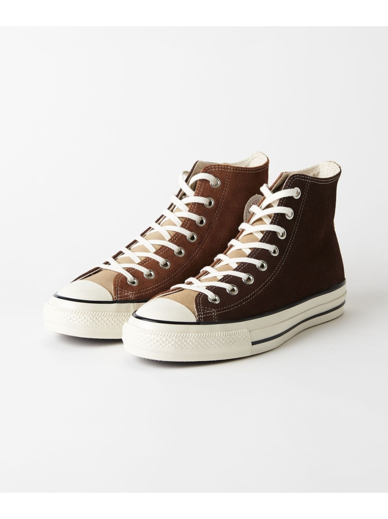 【SALE／30%OFF】【別注】＜CONVERSE＞ALL STAR US パッチワーク ハイカット/スニーカー BEAUTY&YOUTH UNITED ARROWS ビューティー＆ユース　ユナイテッドアローズ シューズ・靴 スニーカー ブラウン【RBA_E】【送料無料】[Rakuten Fashion]画像