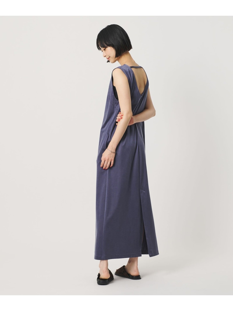 キュプラポリエステル バックオープンワンピース BEAUTY\u0026YOUTH UNITED ARROWS もの言う花＆青少年 ユナイテッドアローズ 衣装・御召しもの 衣装 オレンジ色 黒いこと 米国海軍【貨物輸送無料】[ Fashion]