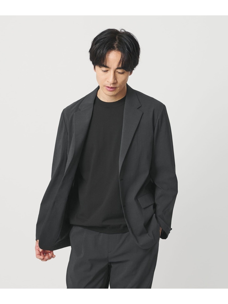 東レ/TORAY メランジ コンフォート 上衣 セットアップ相応う ウォッシャブル BEAUTY\u0026YOUTH UNITED ARROWS もの言う花＆若い衆 ユナイテッドアローズ ジャケット・アウター テーラードジャケット・ブレザー 薄墨色 黒いこと 緑であること【貨物輸送無料】[ Fashion]