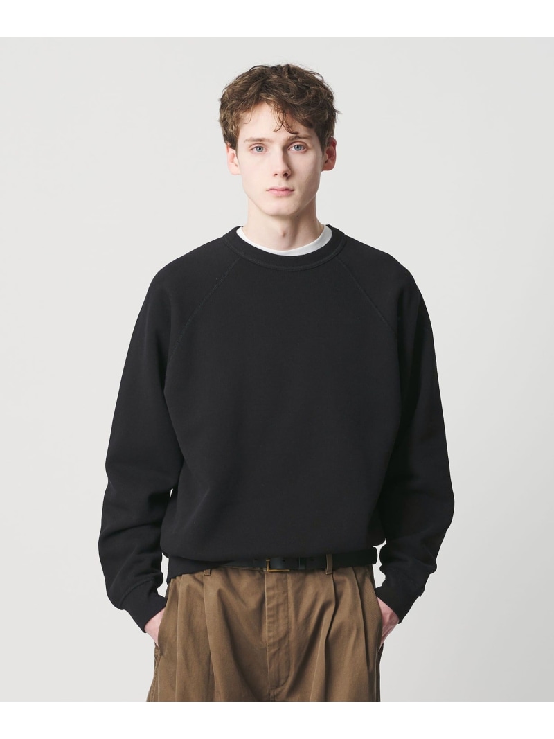 【SALE／30%OFF】12oz ヘビーウェイト クルーネック スウェット BEAUTY&YOUTH UNITED ARROWS ビューティー＆ユース　ユナイテッドアローズ トップス スウェット・トレーナー ブラック ホワイト イエロー【RBA_E】【送料無料】[ Fashion]