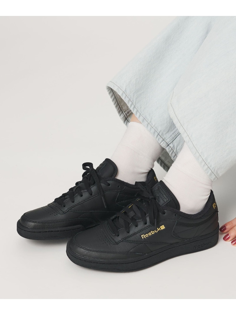 ＜Reebok＞CLUB C 85 スニーカー BEAUTY&YOUTH UNITED ARROWS ビューティー＆ユース　ユナイテッドアローズ シューズ・靴 スニーカー ブラック【送料無料】[ Fashion]｜BEAUTY＆YOUTH UNITED ARROWS