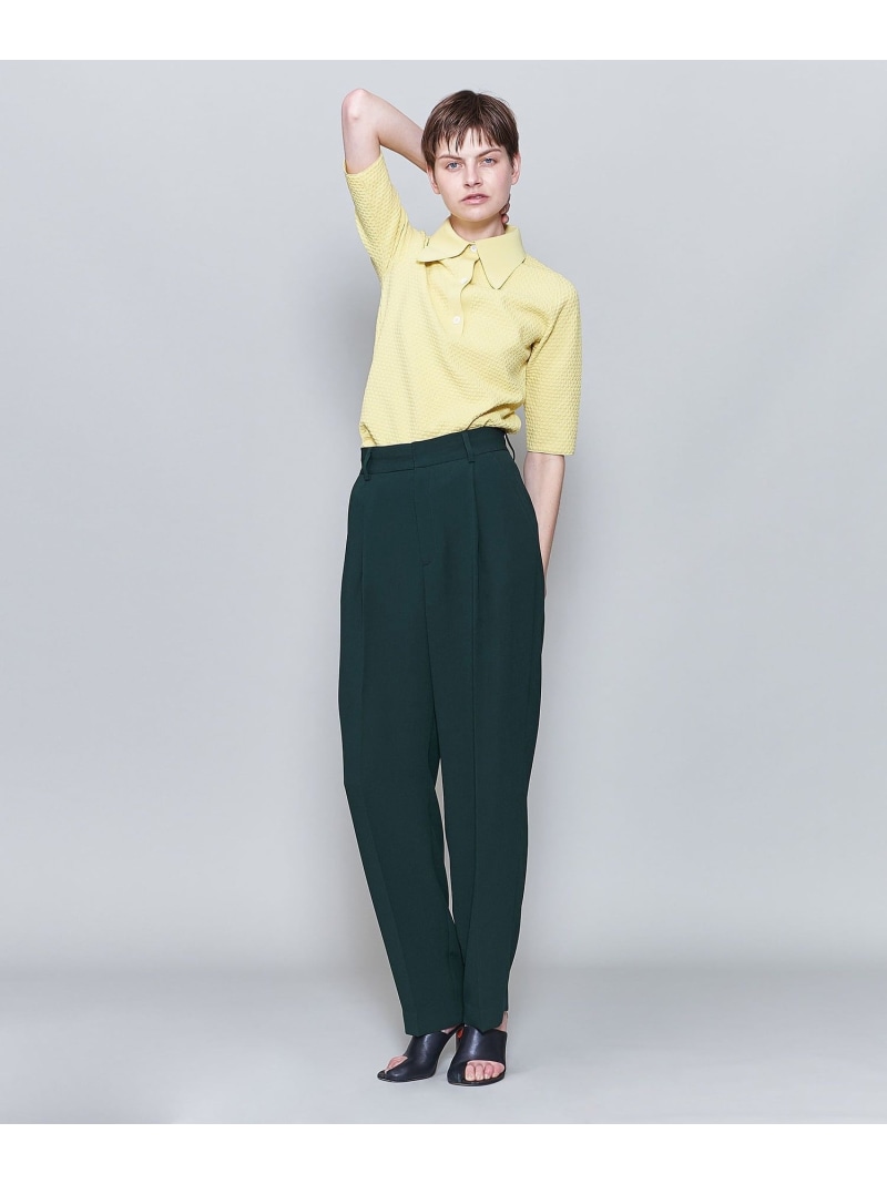 6(ROKU)＞GEORGETTE TUCK PANTS/パンツ パープル culto.pro