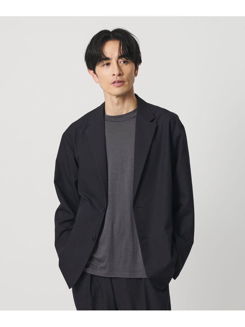 KOMATSU PACK 2ボタン リラックス ジャケット セットアップ対応 撥水 ウォッシャブル BEAUTY&YOUTH UNITED ARROWS ビューティー＆ユース　ユナイテッドアローズ ジャケット・アウター テーラードジャケット・ブレザー ネイビー グレー【送料無料】[ Fashion]
