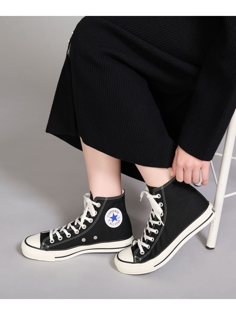 ＜CONVERSE＞ALL STAR HI MADE IN JAPAN/スニーカー BEAUTY&YOUTH UNITED ARROWS ビューティー＆ユース　ユナイテッドアローズ シューズ・靴 スニーカー ブラック【送料無料】[Rakuten Fashion]画像