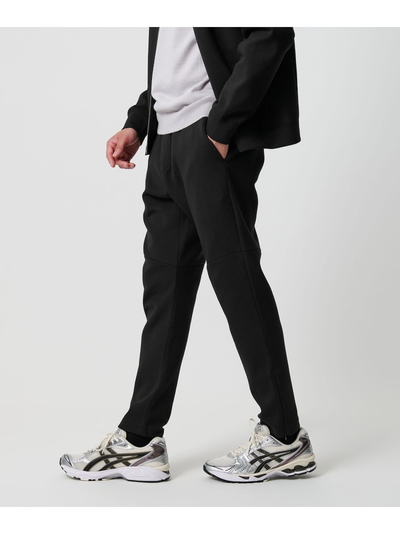 【WEB限定 WARDROBE SMART】ダブルニット イージーパンツ/セットアップ対応【抗菌・防臭】 BEAUTY&YOUTH UNITED ARROWS ビューティー＆ユース　ユナイテッドアローズ パンツ その他のパンツ グレー ブラック【送料無料】[ Fashion]