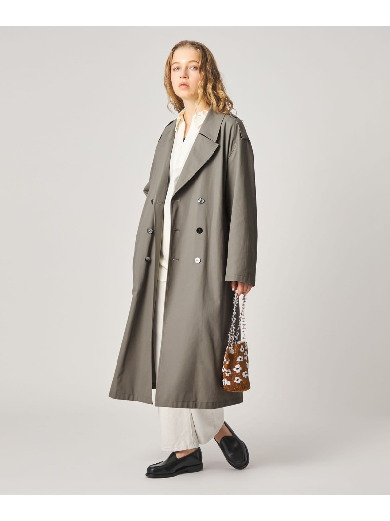 【SALE／30%OFF】＜Steven Alan＞綿織物 トレンチ 厚地の外套 Steven Alan もの言う花＆青少年 ユナイテッドアローズ ジャケット・アウター 余分の物のジャケット・アウター 薄墨色 ベージュ【RBA_E】【貨物輸送無料】[ Fashion]