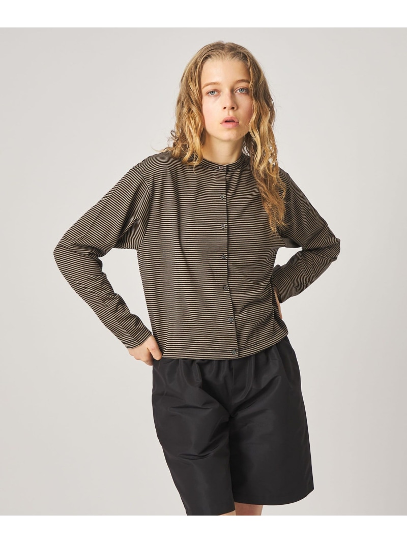 ＜Steven Alan＞ウール ジャージー カーディガン Steven Alan ビューティー＆ユース　ユナイテッドアローズ トップス カーディガン ブラウン ホワイト ネイビー ブラック【送料無料】[ Fashion] 14,399円
