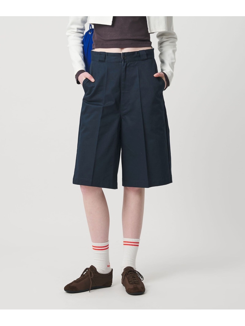 ＜NICE WEATHER＞ウィメンズ チノハーフパンツ NICE WEATHER ビューティー＆ユース　ユナイテッドアローズ パンツ チノパンツ ベージュ ネイビー【送料無料】[ Fashion] 9,919円