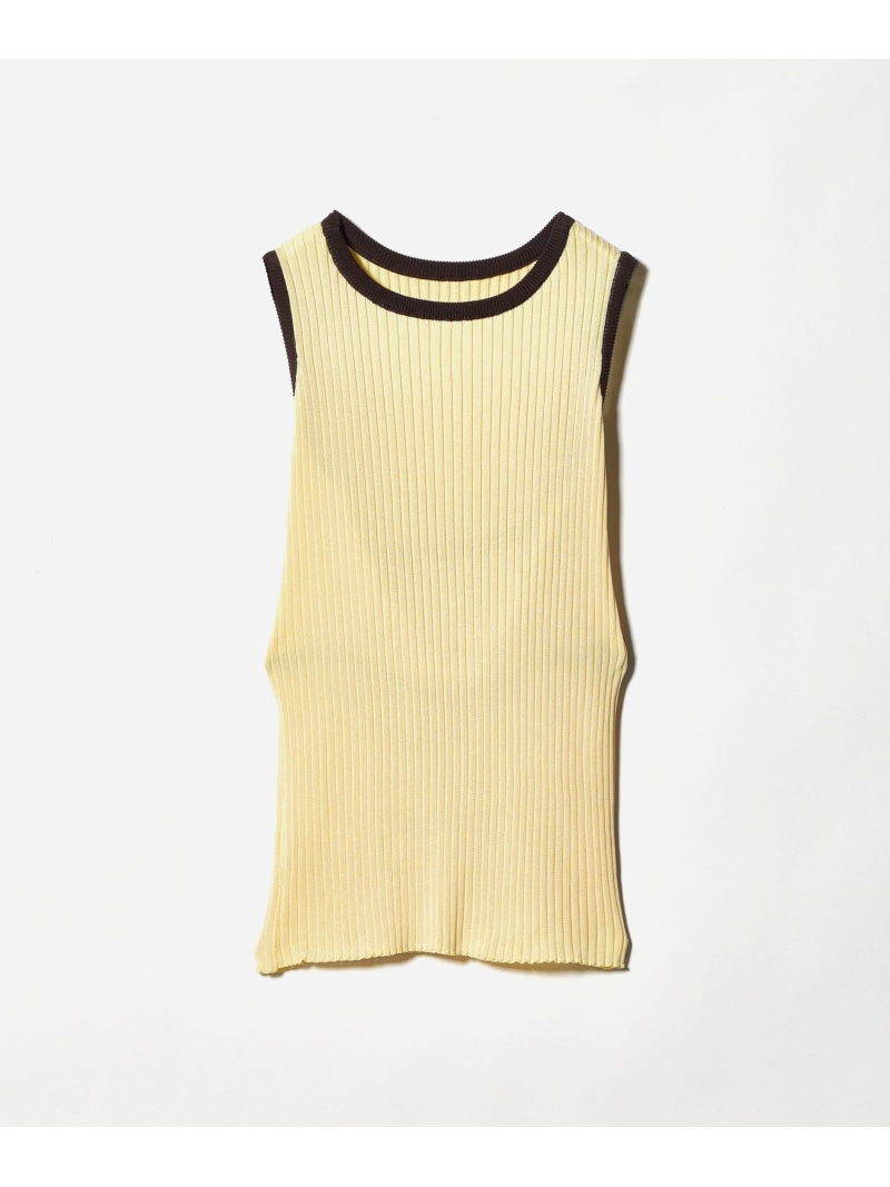 ＜NEPLA.＞リブ 2WAY ノースリーブニット BEAUTY&YOUTH UNITED ARROWS ビューティー＆ユース　ユナイテッドアローズ トップス ニット イエロー【送料無料】[ Fashion]