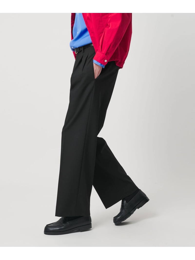 【SALE／30%OFF】ダブル T/R 2プリーツ ボリューム スラックス NO.9 ウォッシャブル BEAUTY&YOUTH UNITED ARROWS ビューティー＆ユース　ユナイテッドアローズ パンツ その他のパンツ ブラック グレー【RBA_E】【送料無料】[ Fashion]｜BEAUTY＆YOUTH UNITED ARROWS