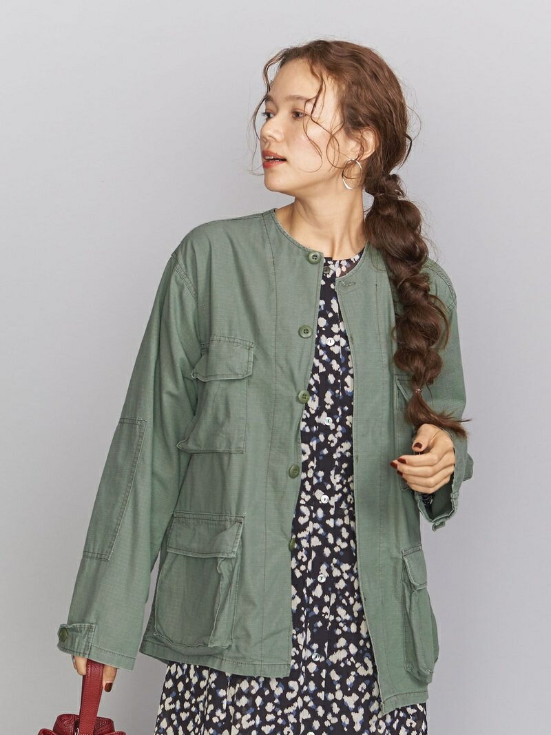 楽天市場 Rothco ノーカラーミリタリージャケット Beauty Youth United Arrows ビューティ ユース ユナイテッドアローズ コート ジャケット ミリタリージャケット カーキ 送料無料 Rakuten Fashion Beauty Youth United Arrows