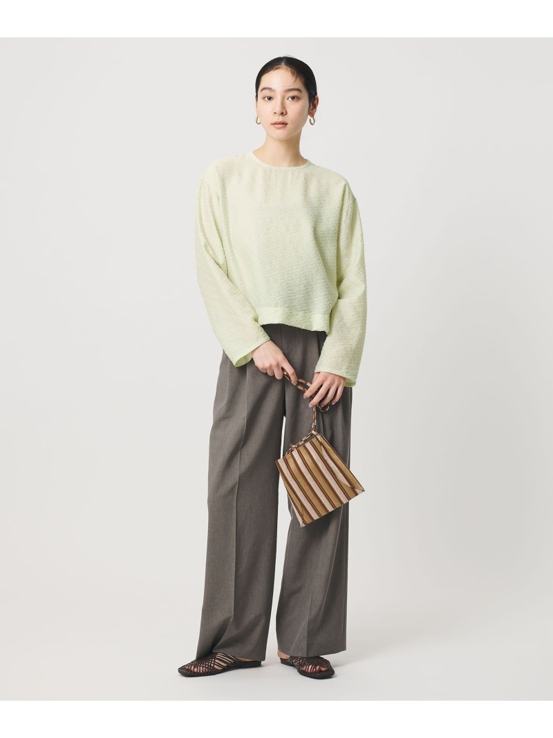 【SALE／19%OFF】ピンドット シアージャガード ブラウス ウォッシャブル BEAUTY&YOUTH UNITED ARROWS ビューティー＆ユース　ユナイテッドアローズ トップス シャツ・ブラウス ホワイト ブラック【RBA_E】【送料無料】[ Fashion]