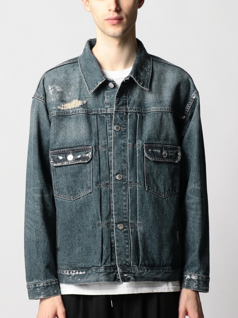 【楽天市場】【SALE／50%OFF】＜monkey time＞ DISTRESSED DENIM TRUCKER JACKET/デニム