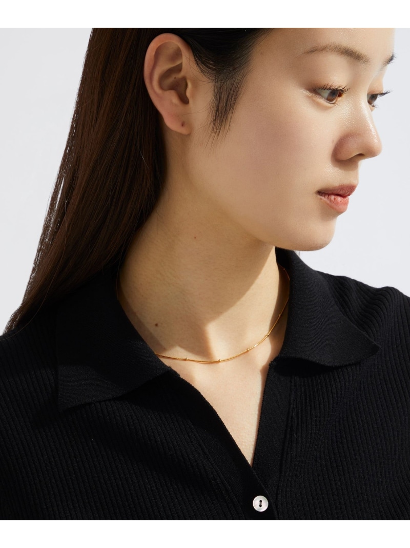 ＜by Preek＞ドットライン チェーン ネックレス BEAUTY&YOUTH UNITED ARROWS ビューティー＆ユース　ユナイテッドアローズ アクセサリー・腕時計 ネックレス ゴールド シルバー【送料無料】[ Fashion]