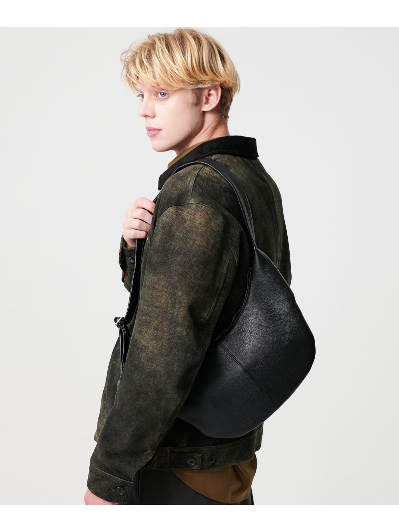 レザー ムーン ショルダー バッグ BEAUTY&YOUTH UNITED ARROWS ビューティー＆ユース　ユナイテッドアローズ バッグ ショルダーバッグ ブラック ブラウン【送料無料】[ Fashion]｜BEAUTY＆YOUTH UNITED ARROWS