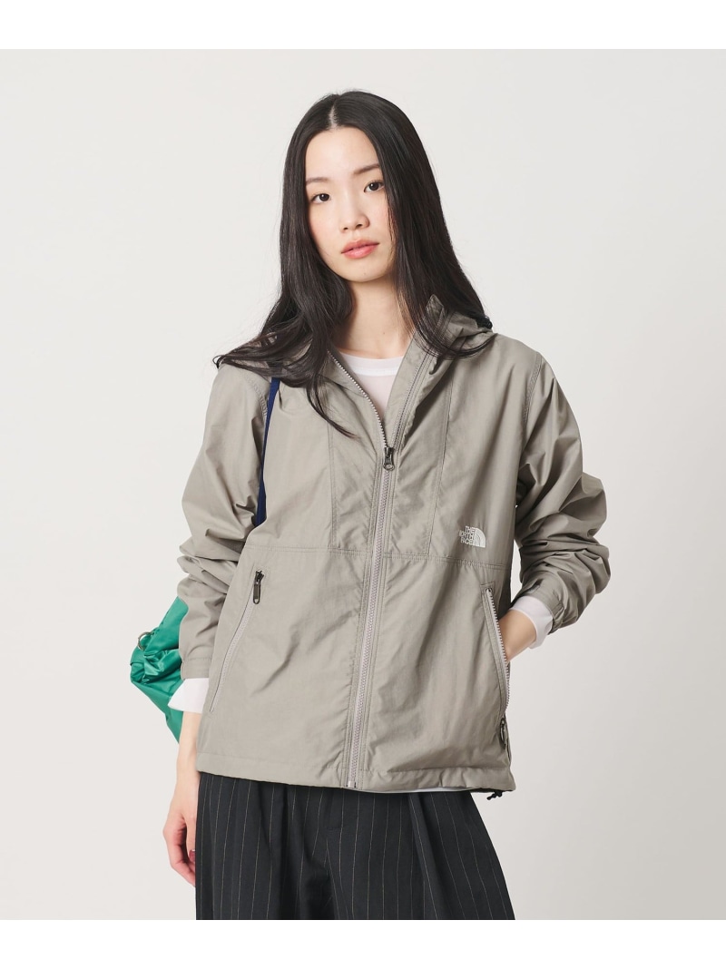 ＜THE NORTH FACE＞コンパクト ジャケット 2 BEAUTY&YOUTH UNITED ARROWS ビューティー＆ユース　ユナイテッドアローズ ジャケット・アウター ナイロンジャケット ブラック グレー【送料無料】[ Fashion]