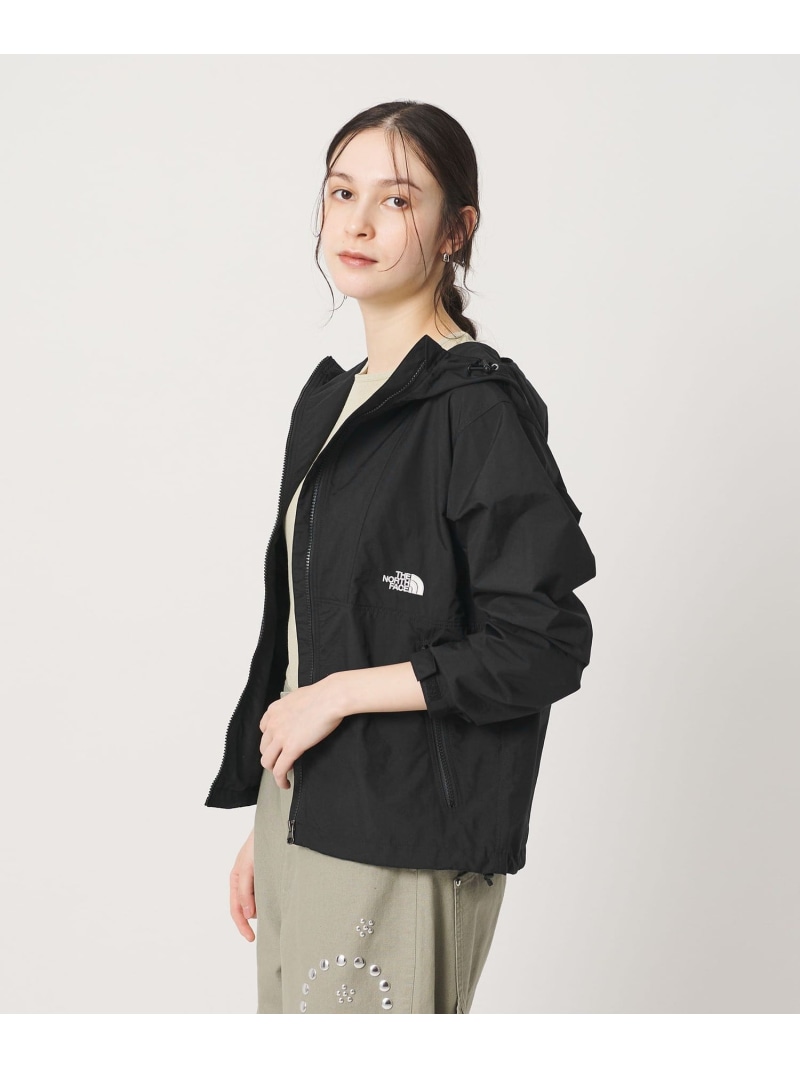 ＜THE NORTH FACE＞パウダーコンパクト 上衣 2 BEAUTY\u0026YOUTH UNITED ARROWS もの言う花＆若い者 ユナイテッドアローズ ジャケット・アウター ナイロン上衣 黒いこと 薄墨色【貨物輸送無料】[ Fashion]