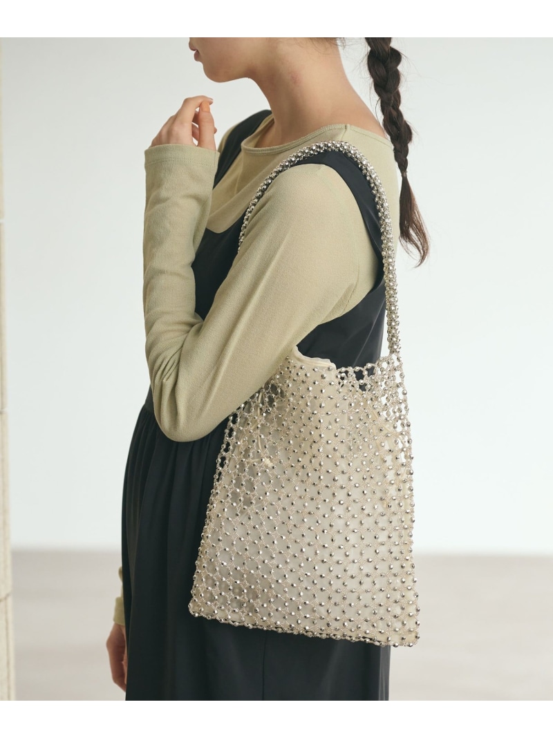＜The Bagmati＞水飲みビーズ 御徒面子 BEAUTY\u0026YOUTH UNITED ARROWS もの言う花＆青少年 ユナイテッドアローズ 御徒面子 ショルダーバッグ ゴールド【貨物輸送無料】[ Fashion]