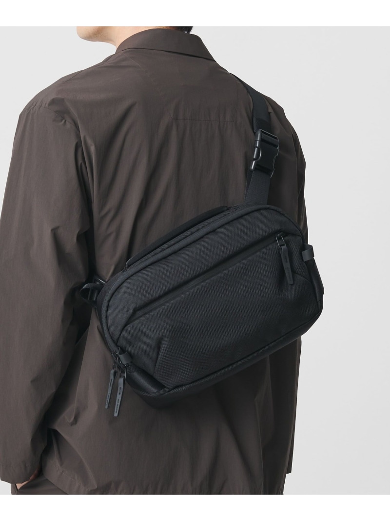＜Aer＞デイ スリング 4 MAX ショルダー バッグ BEAUTY&YOUTH UNITED ARROWS ビューティー＆ユース　ユナイテッドアローズ バッグ ショルダーバッグ ブラック【送料無料】[ Fashion]