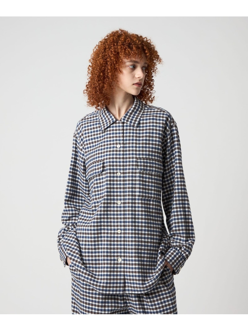 楽天市場】＜6(ROKU)＞シアー チェック シャツ 6(ROKU