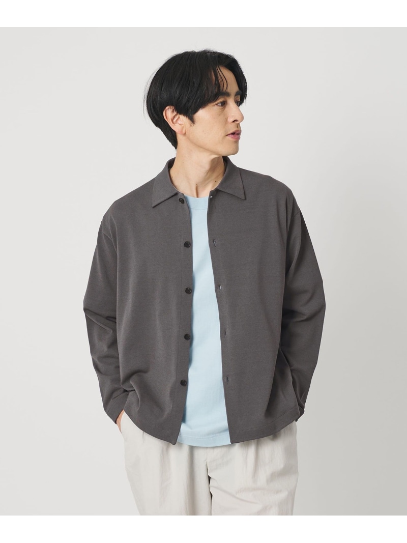 デオドラント ニット シャツ 抗菌防臭 ウォッシャブル BEAUTY&YOUTH UNITED ARROWS ビューティー＆ユース　ユナイテッドアローズ トップス カーディガン グレー ブラック【送料無料】[ Fashion] 10,897円