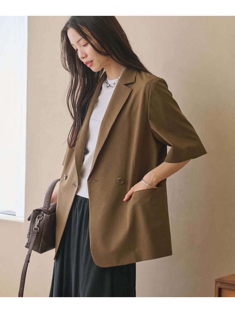 二分の一捩り 上衣 吸水速乾 防シワ ウォッシャブル BEAUTY\u0026YOUTH UNITED ARROWS もの言う花＆青少年 ユナイテッドアローズ ジャケット・アウター テーラードジャケット・ブレザー 薄墨色 ベージュ 赤銅色【貨物輸送無料】[ Fashion]
