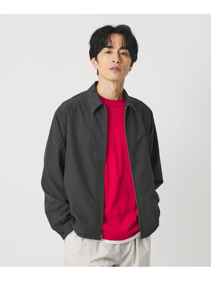 KOMATSU PACK ジップ 繰り上げる プルオーバー セットアップ相応う 撥水 ウォッシャブル BEAUTY\u0026YOUTH UNITED ARROWS もの言う花＆若い者 ユナイテッドアローズ トップス プルオーバー・トップ 米国海軍 薄墨色【貨物輸送無料】[ Fashion]