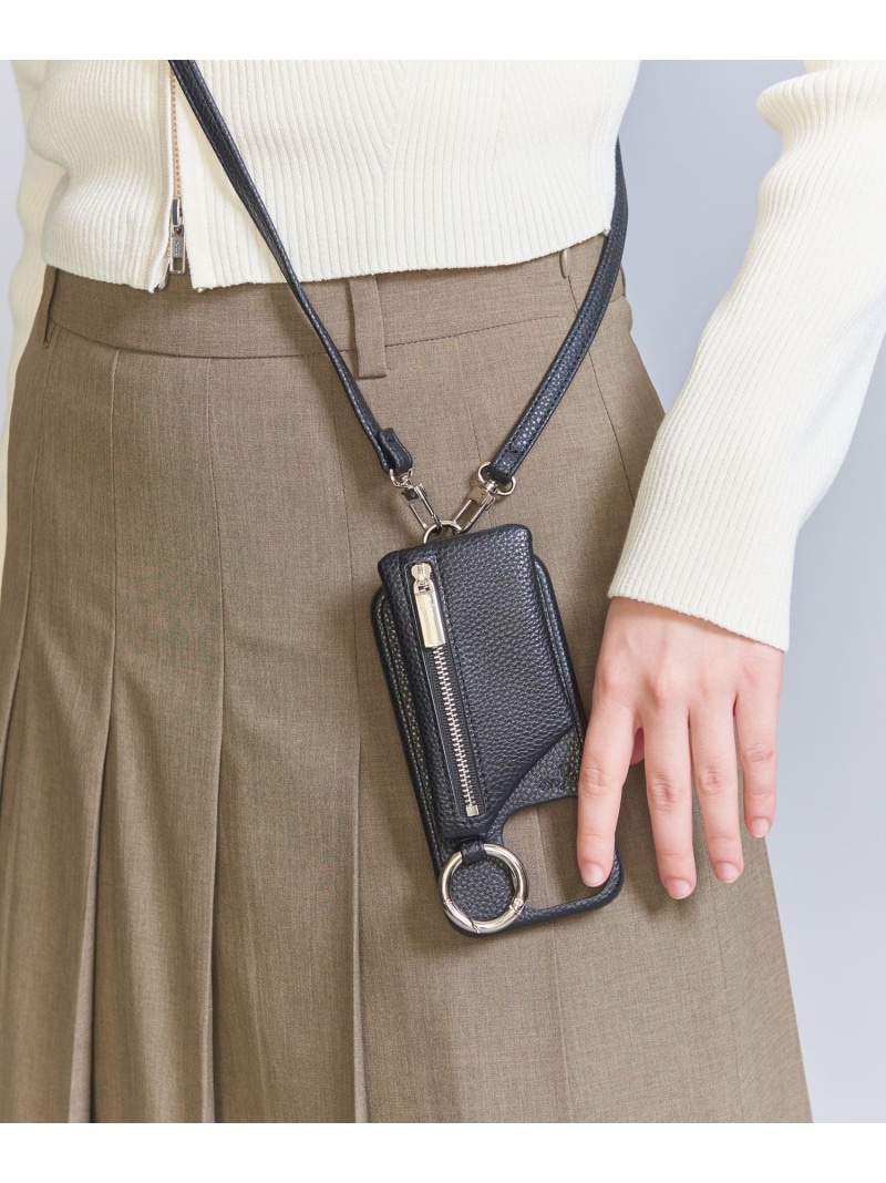 ＜ajew＞CADENAS 同盟罷工一回り iPhone15Pro容れもの BEAUTY\u0026YOUTH UNITED ARROWS もの言う花＆若い者 ユナイテッドアローズ スマホグッズ・オーディオ備品 スマホ・経口避妊薬・パソコン容れもの/取りまかなう 緑であること さくら色 黒いこと ベージュ 赤銅色【貨物輸送無料】[ Fashion]