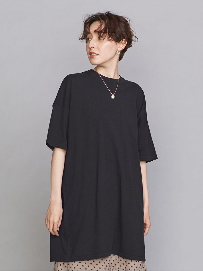 別注 Star Stripe ショートスリーブコットンチュニック 平和条約 Beauty Youth United Arrows 美姫 若衆 ユナイテッドアローズ ワンピース 半袖ワンピース 淡紅色 真っ黒 送料無料 Rakuten Fashion Beauty Youth United Arrows レディース ワンピース ビューティ ユース