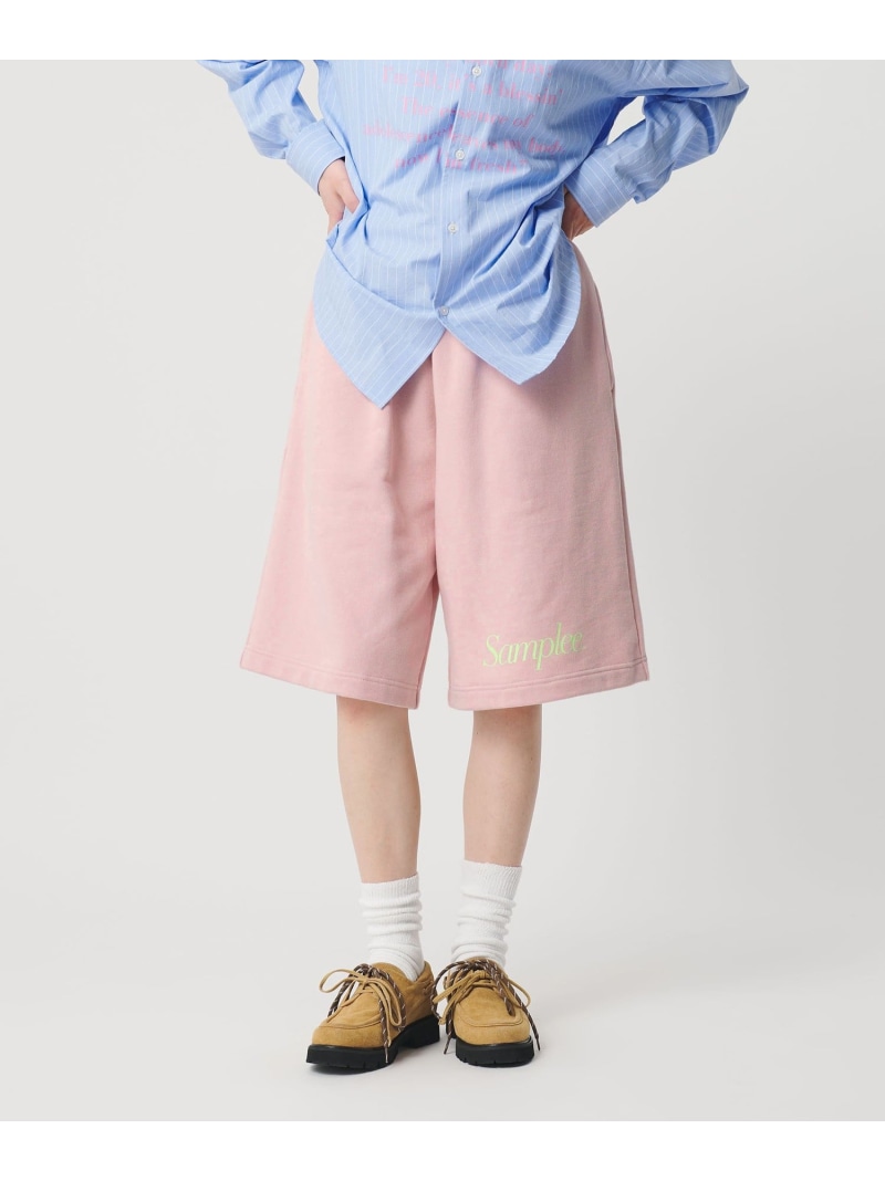【別注】＜Samplee＞プリント ハーフパンツ BEAUTY&YOUTH UNITED ARROWS ビューティー＆ユース　ユナイテッドアローズ パンツ その他のパンツ グレー ピンク【送料無料】[ Fashion]