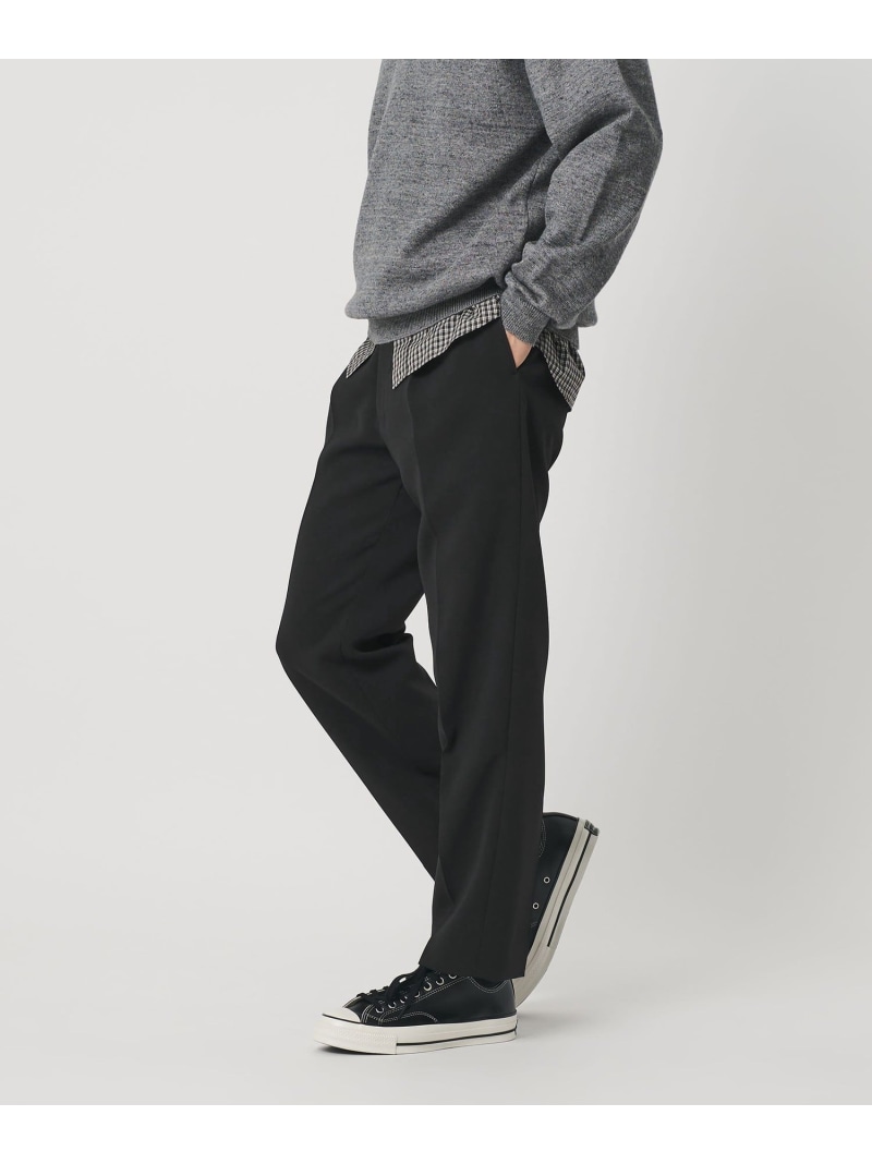 ホンブルグ帽 ダブル差し交わす たわい無い スラックス NO.5 BEAUTY\u0026YOUTH UNITED ARROWS もの言う花＆若い衆 ユナイテッドアローズ ズボン下 余分の物のズボン下 黒いこと 薄墨色 ベージュ【貨物輸送無料】[ Fashion] ズボン・パンツ-メンズファッション