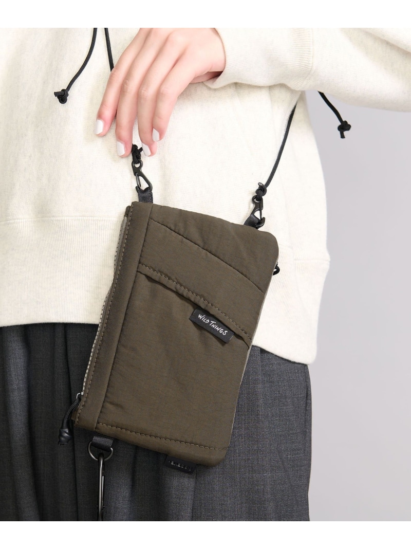 ＜A SCENE*WILD THINGS＞異類異形 合切袋 BEAUTY\u0026YOUTH UNITED ARROWS もの言う花＆若い者 ユナイテッドアローズ スマホグッズ・オーディオ備品 余分の物のスマホグッズ・オーディオ備品 黒いこと カーキ緑であること【貨物輸送無料】[ Fashion]