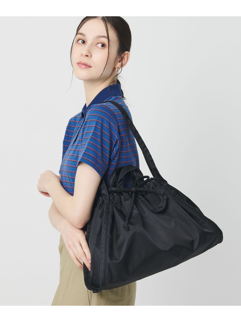 ＜HVISK＞SAGE TWILL 2WAY ショルダーバッグ BEAUTY\u0026YOUTH UNITED ARROWS もの言う花＆若い者 ユナイテッドアローズ 御徒面子 ショルダーバッグ 黒いこと さくら色【貨物輸送無料】[ Fashion]