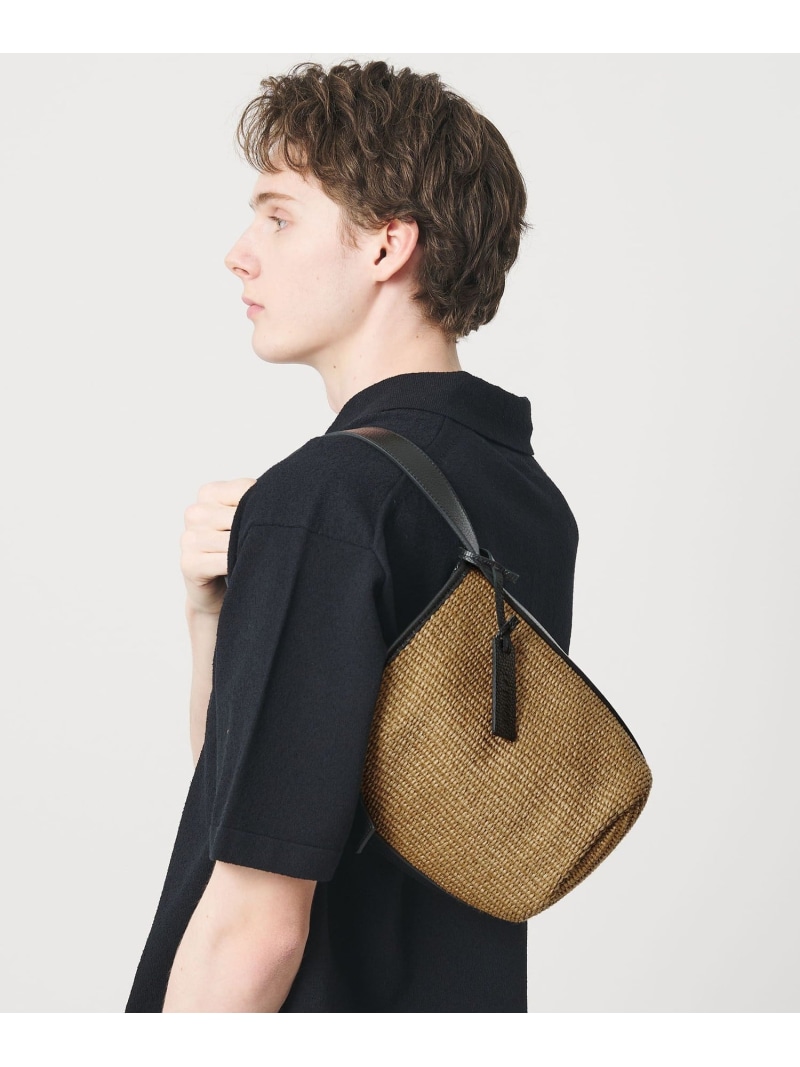 ＜LA UNIQA＞ショルダーバッグ BEAUTY&YOUTH UNITED ARROWS ビューティー＆ユース　ユナイテッドアローズ バッグ ショルダーバッグ ブラック ベージュ【送料無料】[ Fashion]