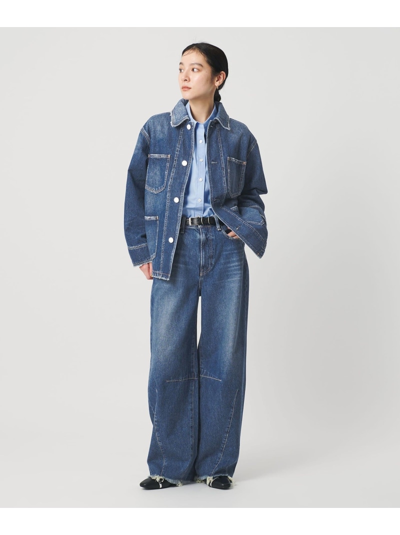 【別注】＜NEEDBY heritage＞カーブデニムパンツ BEAUTY&YOUTH UNITED ARROWS ビューティー＆ユース　ユナイテッドアローズ パンツ ジーンズ・デニムパンツ ブラック【送料無料】[ Fashion]