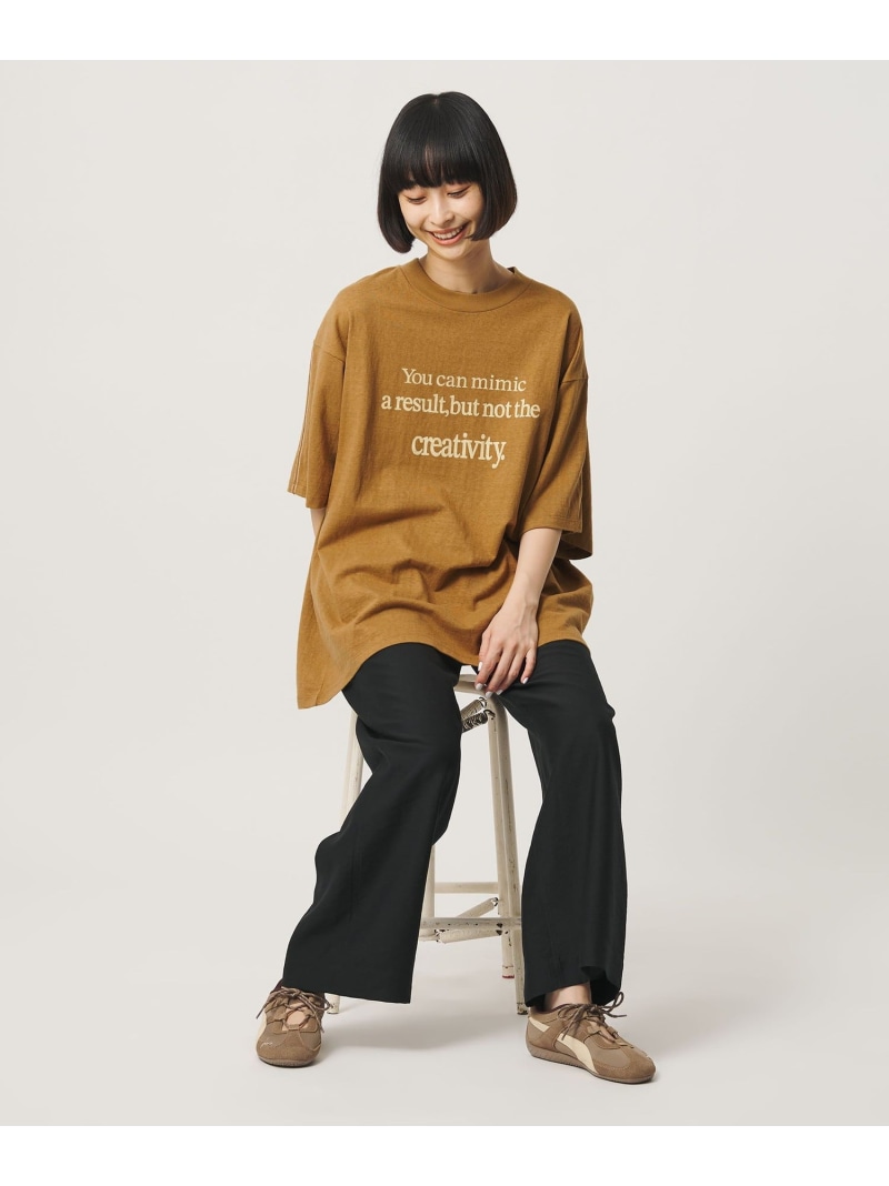 【別注】＜Americana＞刷り上げる ビッグプルオーバー BEAUTY\u0026YOUTH UNITED ARROWS もの言う花＆若い衆 ユナイテッドアローズ トップス カットソー・プルオーバー 赤銅色 赤いこと【貨物輸送無料】[ Fashion]