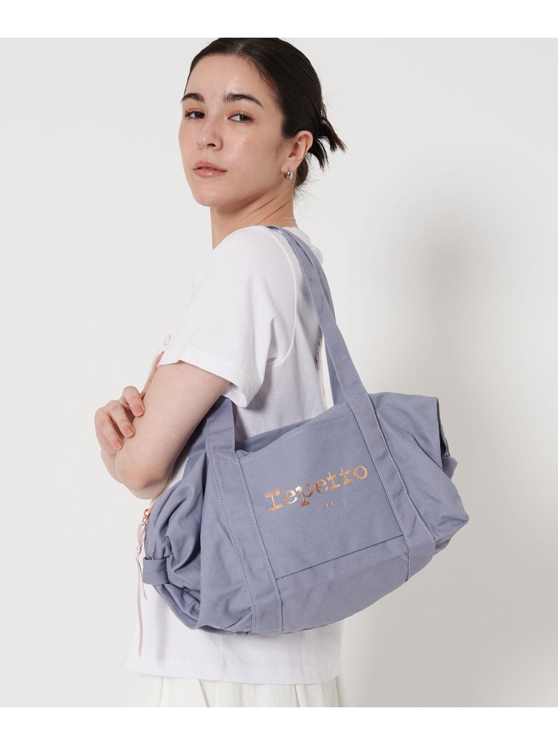 レペット/2025SS/ダッフルバックバレエ/バッグ ライトブルー キルティング repetto - レペット/2025SS/ダッフルバックバレエ/バッグ ライト
