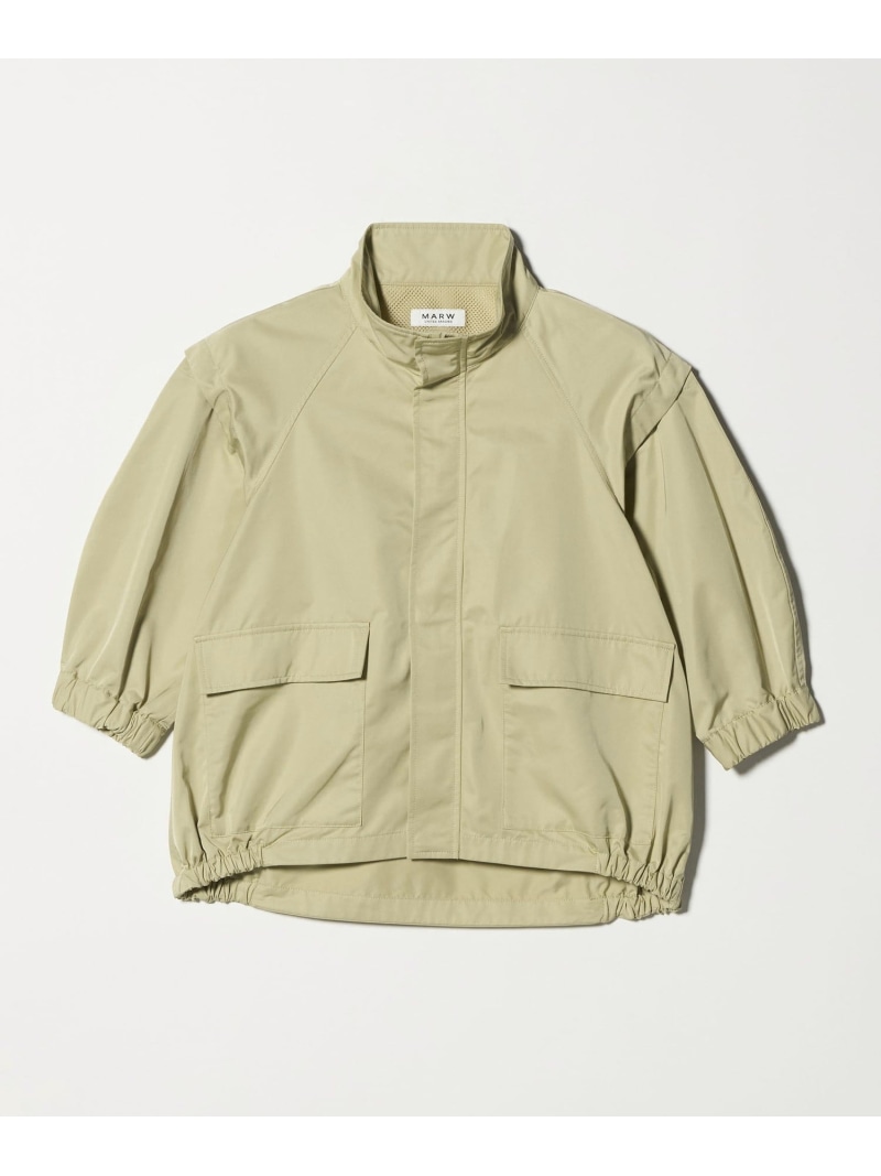 ＜MARW UNITED ARROWS＞2WAY 上衣 KIDS MARW UNITED ARROWS もの言う花＆若い者 ユナイテッドアローズ ジャケット・アウター 上衣・前掛け 白いこと ベージュ【貨物輸送無料】[ Fashion]