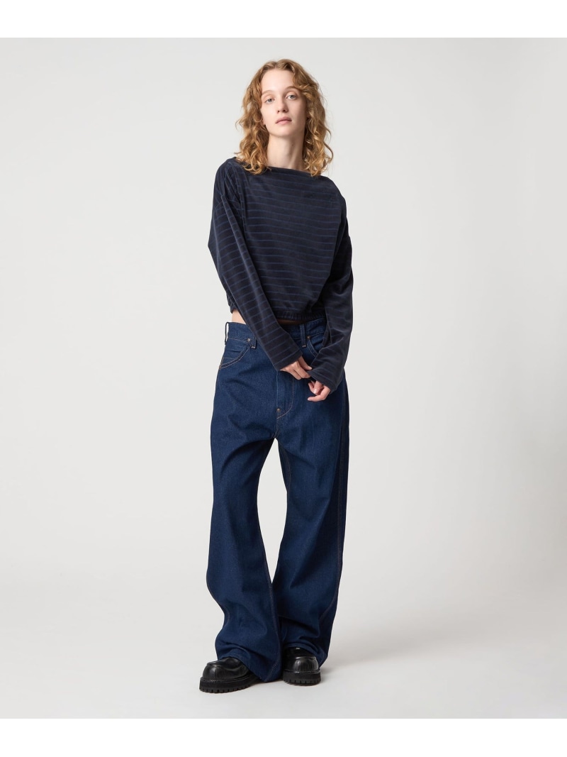 楽天市場】＜6(ROKU)＞タック パンツ ネイビー 6(ROKU) ビューティー