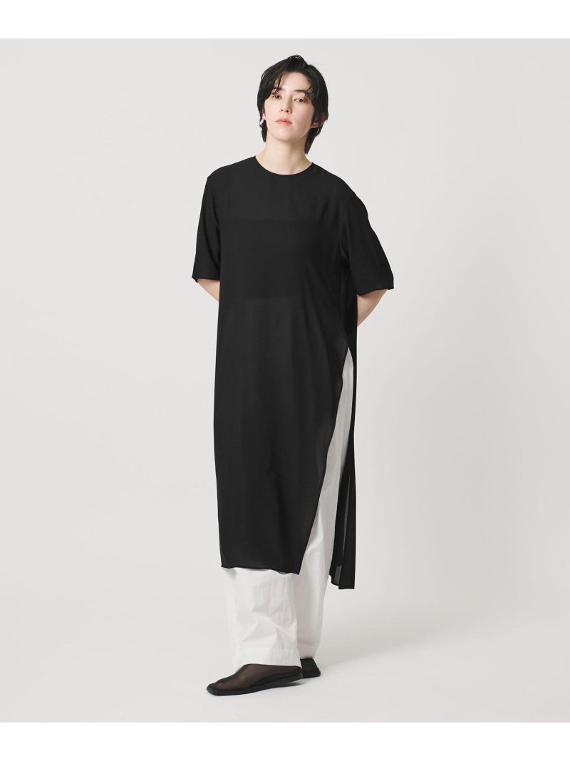 ＜MARW UNITED ARROWS＞シフォン 細長い切口 衣装 MARW UNITED ARROWS もの言う花＆青少年 ユナイテッドアローズ 衣装・御召しもの 衣装 黒いこと【貨物輸送無料】[ Fashion]